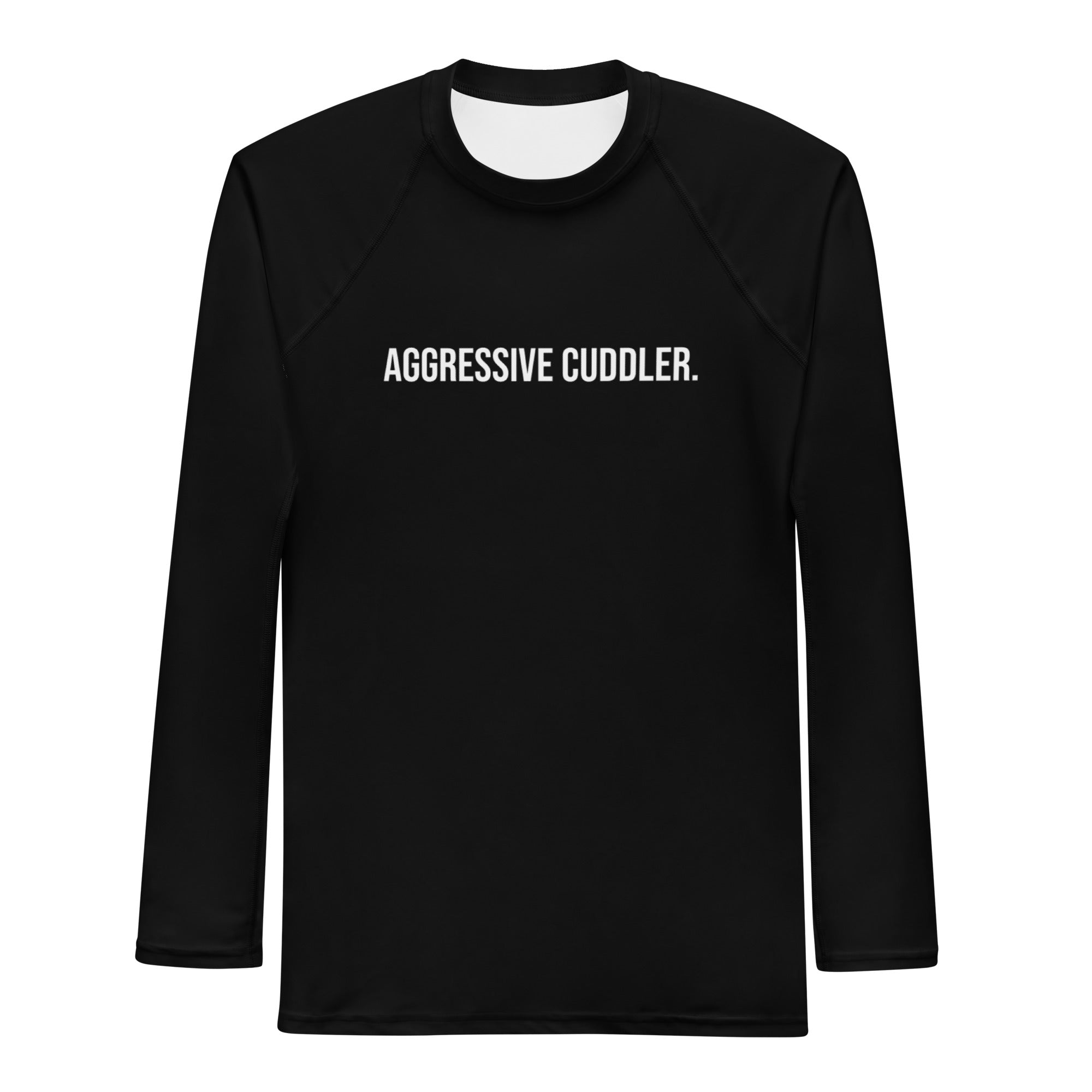 Men's Grapple like a Girl Rash Guard - Aggressive Cuddler – Grapple ...
