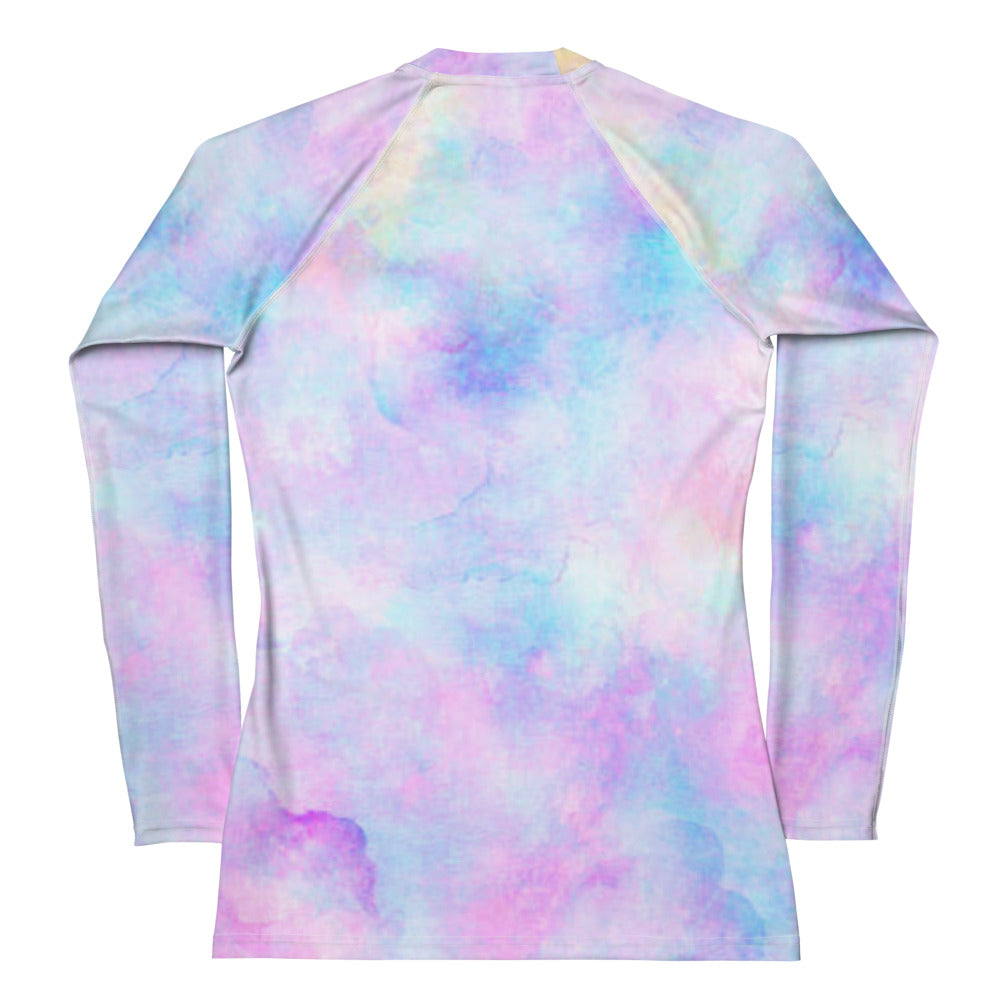 Women's Grapple like a Girl Rashguard - Colorful Print