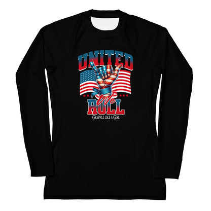 Grapple like a Girl United We Roll Rashguard