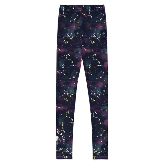 Grapple like a Girl Galaxy Printed Jiu JItsu Spats, BJJ leggings