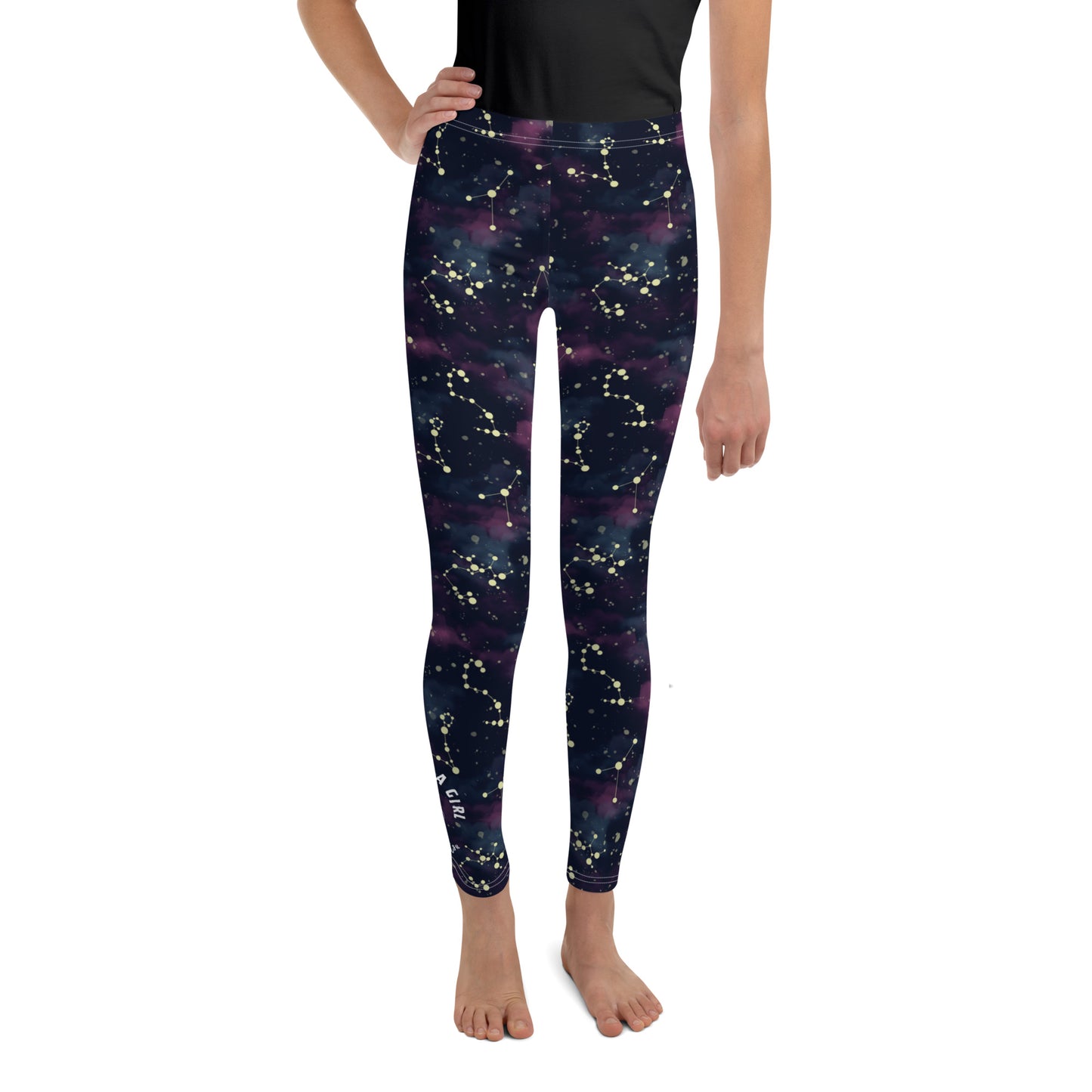 Grapple like a Girl Galaxy Printed Jiu JItsu Spats, BJJ leggings