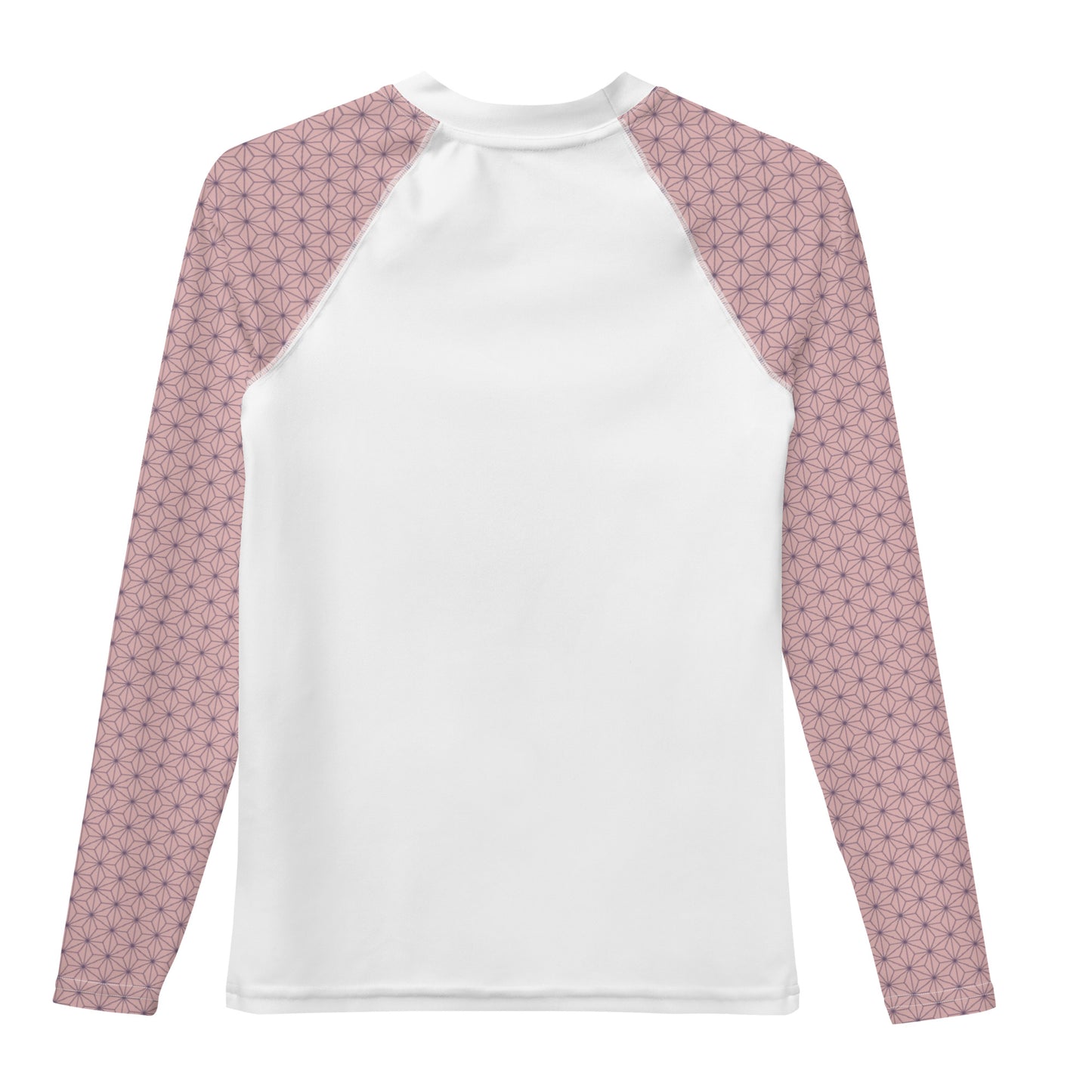 Pink Geometric Grapple like a Girl Youth Rashguard