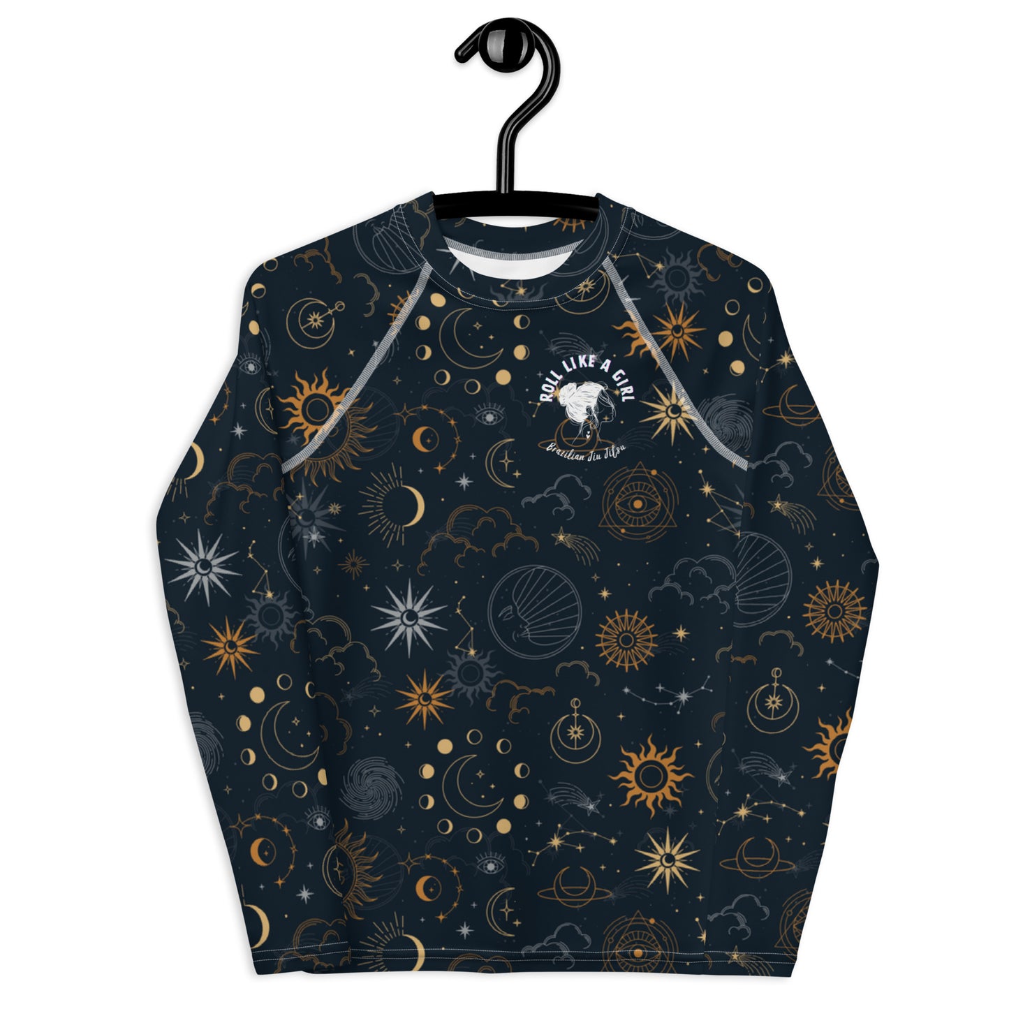 Celestial Print Youth Grapple like a Girl Rashguard