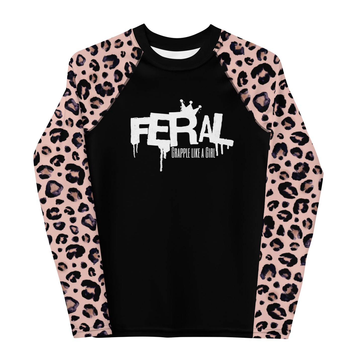 Feral Grapple like a Girl Youth Rash Guard