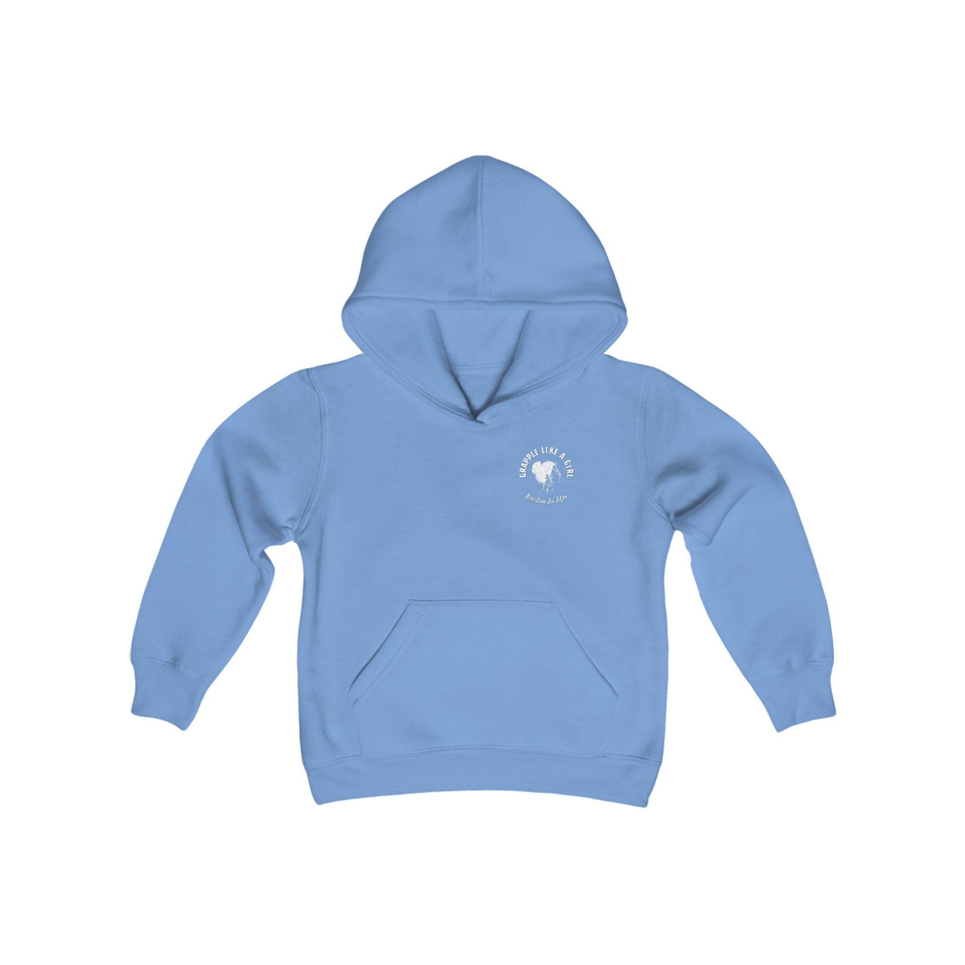 Youth Roll like a Girl BJJ Slap Bump Roll Jiu Jitsu Hoodie