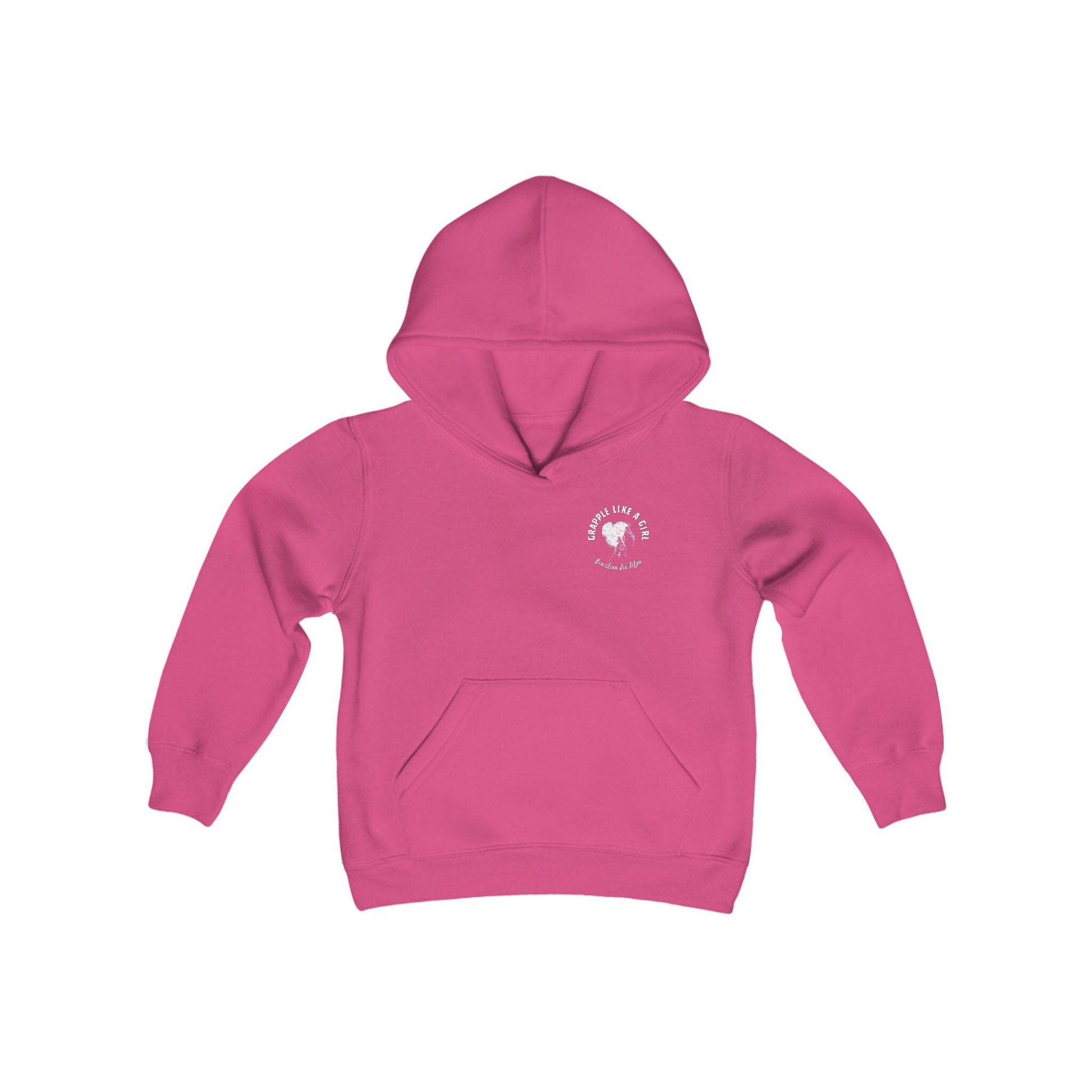 Youth Roll like a Girl BJJ Slap Bump Roll Jiu Jitsu Hoodie