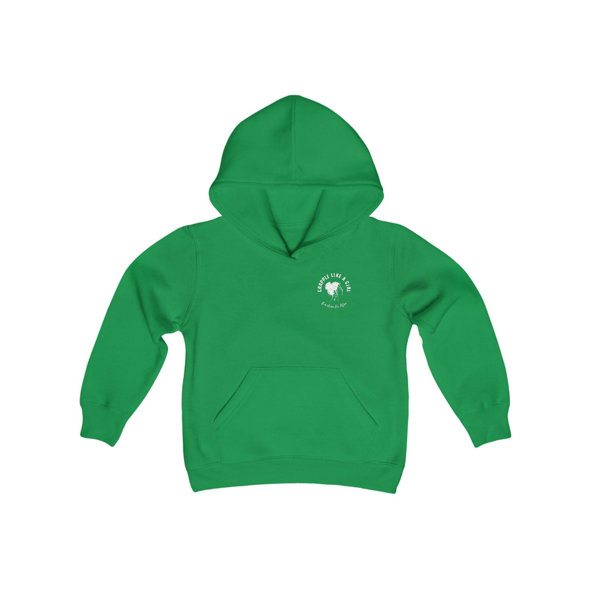 Youth Roll like a Girl BJJ Slap Bump Roll Jiu Jitsu Hoodie