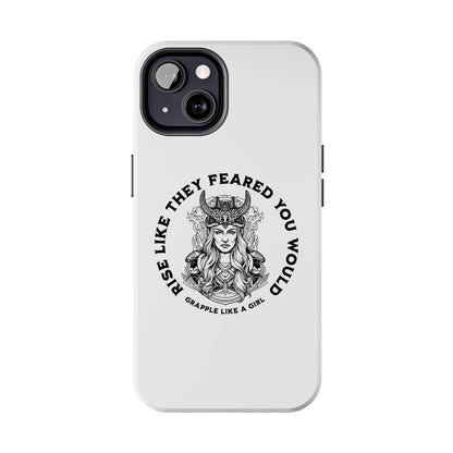 Women's BJJ Rise like they Feared You Would Jiu Jitsu Tough iPhone Cases