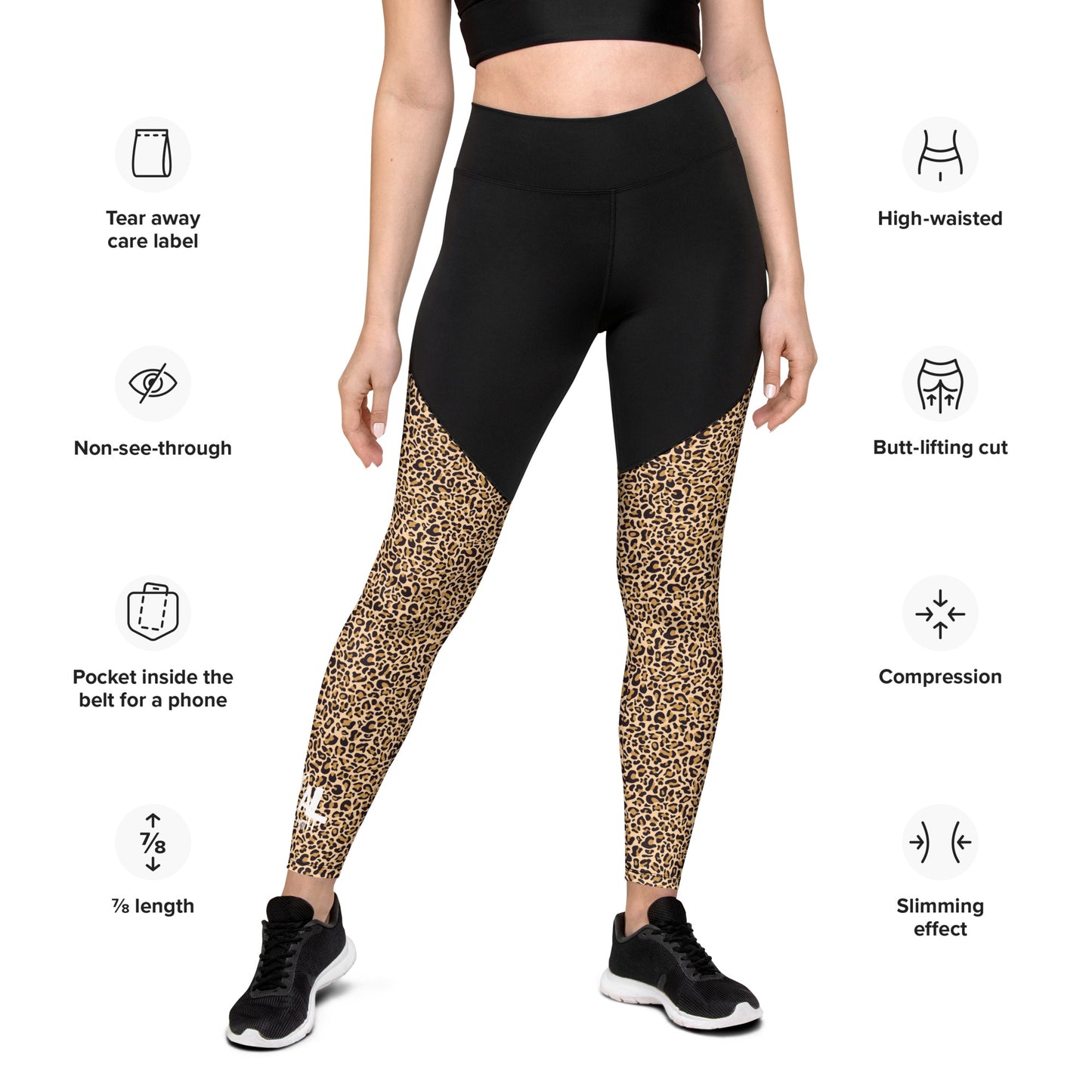 Women's Grapple like a Girl Cheetah Print Spats, Jiu Jitsu Leggings