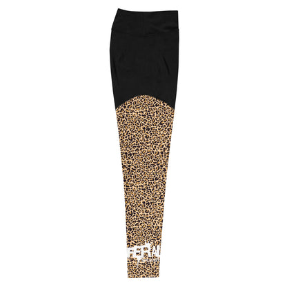 Women's Grapple like a Girl Cheetah Print Spats, Jiu Jitsu Leggings